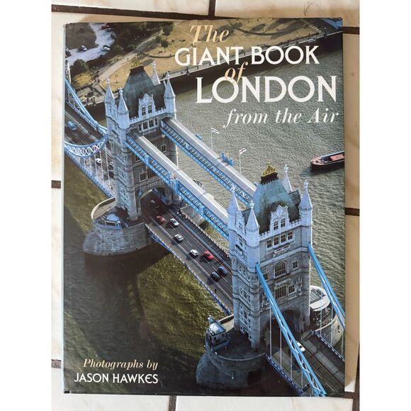 Giant Book of London From Air by Jason Hawkes Hardcover Large Coffee Table Book - Picture 1 of 2